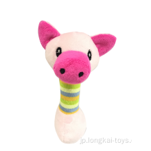 上足ぬいぐるみピンク豚犬のおもちゃ